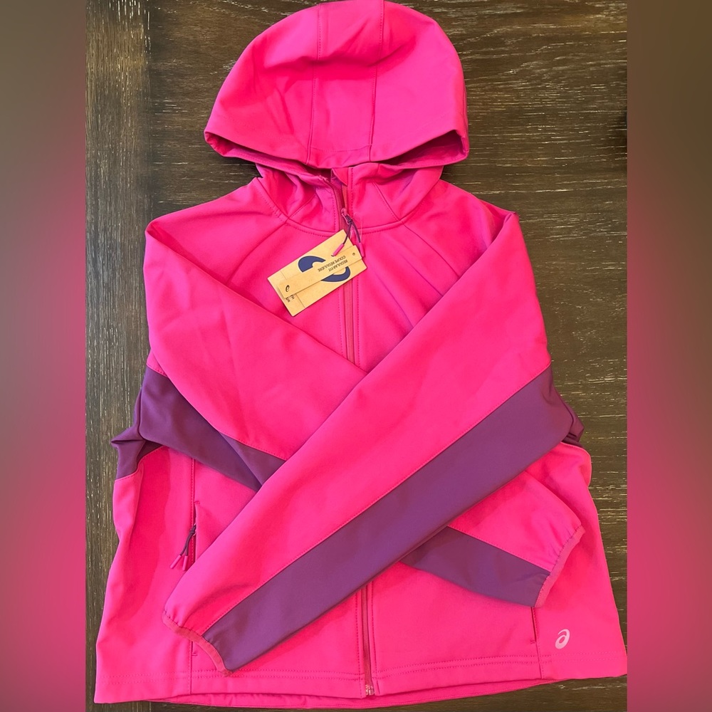 ASICS Women’s Woven Hooded Soft-shell Jacket